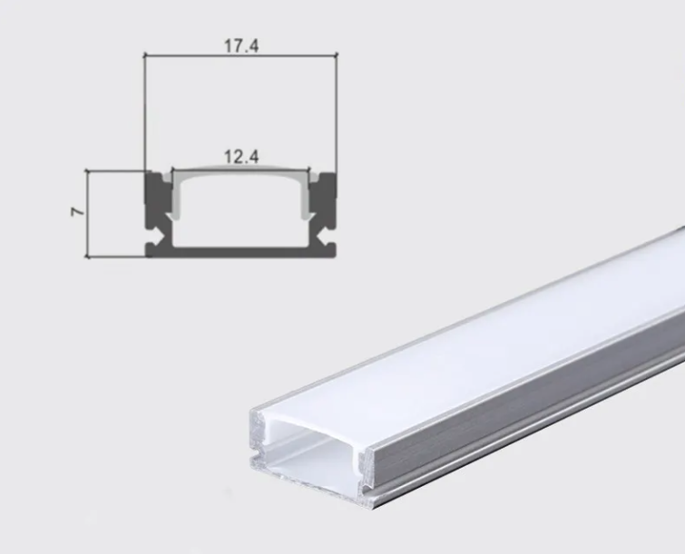 A6 Led Linear Light Aluminum Profile Customized Sliver Color Led Channel for Led Strip Light