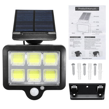 LED Solar Power PIR Motion Sensor Wall light