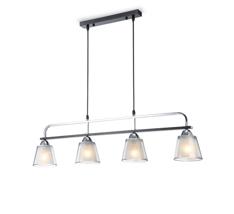 Chandelier Schaffner Famosso 9020-4L WH+CR, 4xE27/60W