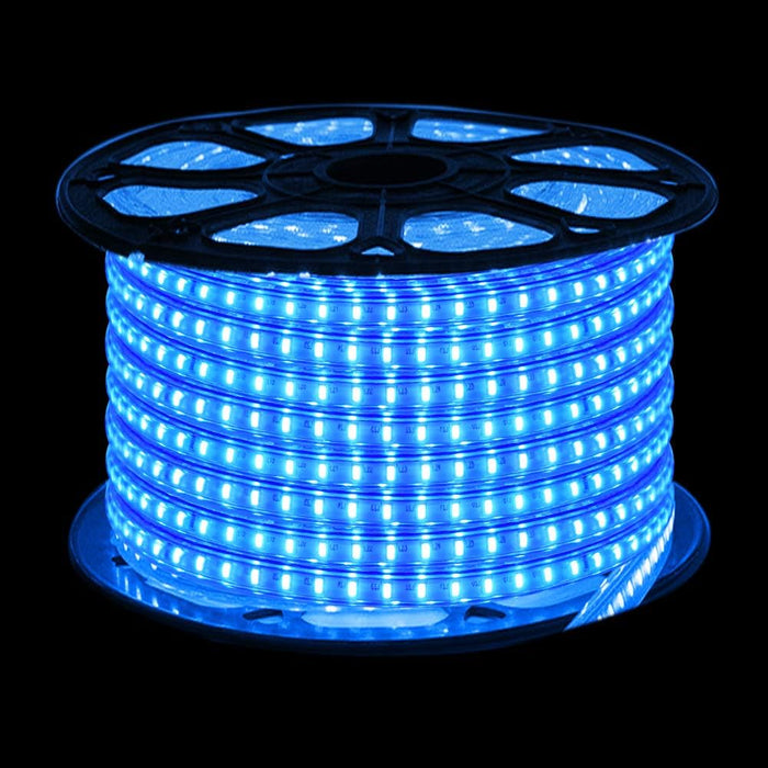 220V Waterproof Led Strip 5050 Blue