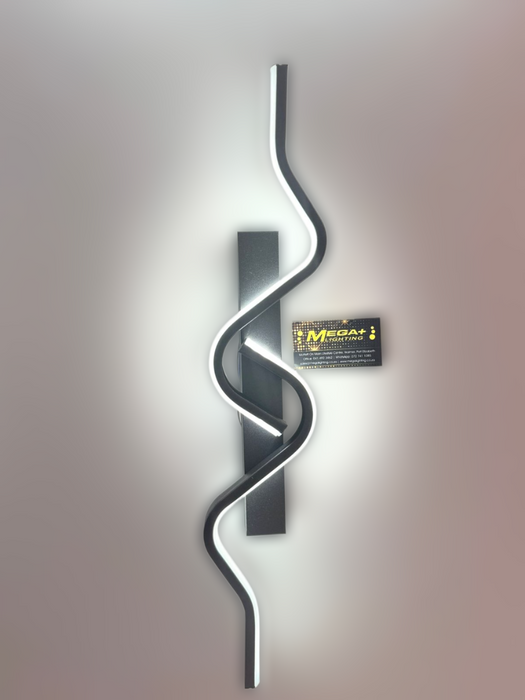 Modern Wall Black LED Wall Lights 18w Indoor Wall Lamp Modern Led Sconces Wall Lighting for Bedroom Living Room Office Dining Room Hallway