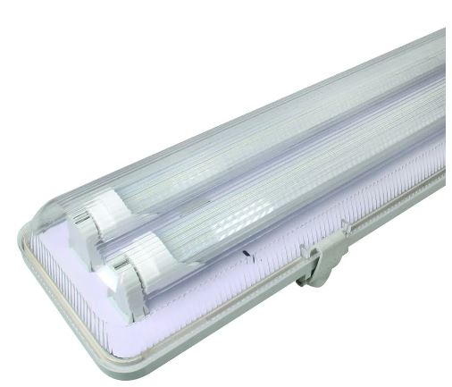 2pc T8 Weatherproof Double Closed Channel 2FT 4FT 5FT LED Tube Fittings