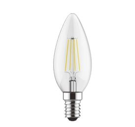 LED lamp Filament Bulb lampada LED 220V LED Edison COB Bulb E14 Candle Light 4W 360 Degree