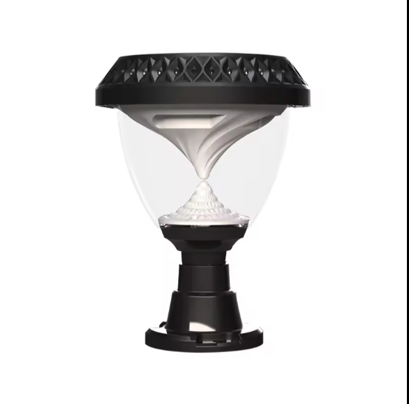 10w Garden Light IP65 waterproof Round villa gate fence Pillar Solar Garden Lamps