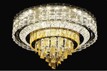 Crystal Round Hanging Chandelier