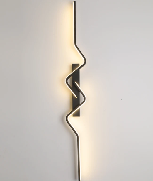 Modern Wall Black LED Wall Lights 18w Indoor Wall Lamp Modern Led Sconces Wall Lighting for Bedroom Living Room Office Dining Room Hallway