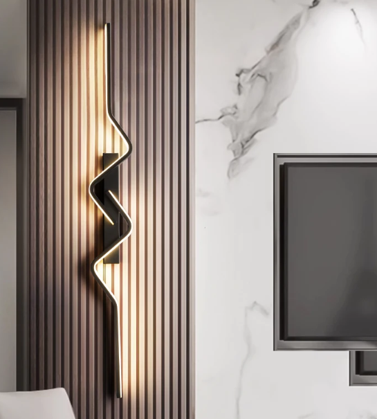 Modern Wall Black LED Wall Lights 18w Indoor Wall Lamp Modern Led Sconces Wall Lighting for Bedroom Living Room Office Dining Room Hallway