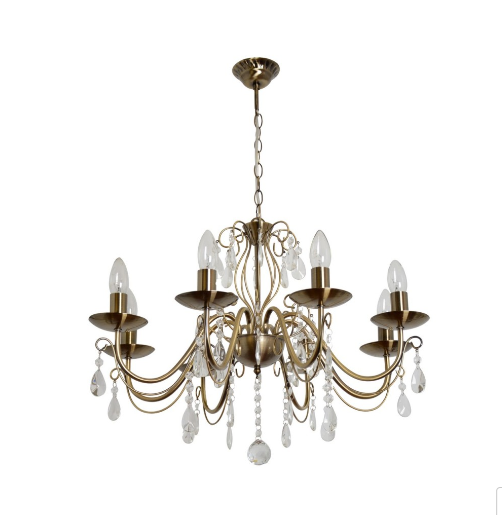 Crystal chandelier hanging light led