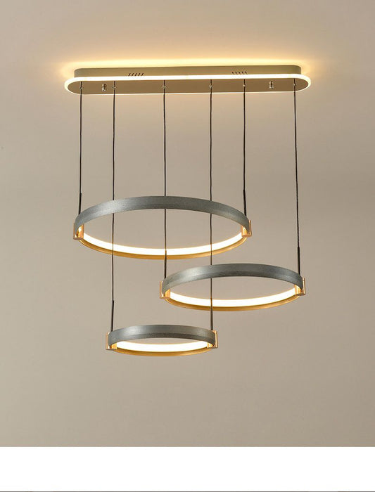 3Light Living Room Circular Pendant Light Dining Room Bedroom Chandelier