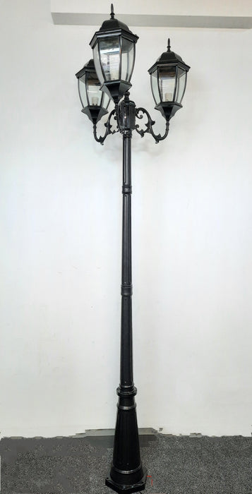 Outdoor Led Cotyard Light Modern Waterproof IP65 3 head