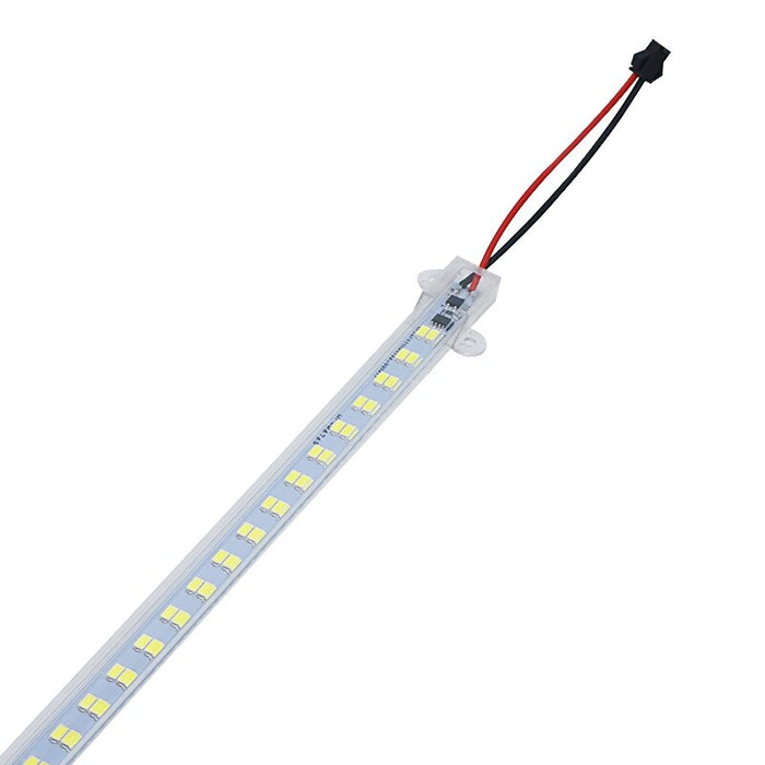 220V 1Meter SMD 5730 Hard Rigid LED Strip Bar 144led/m Light With PC Cover/Blue/Cold White (10pc)