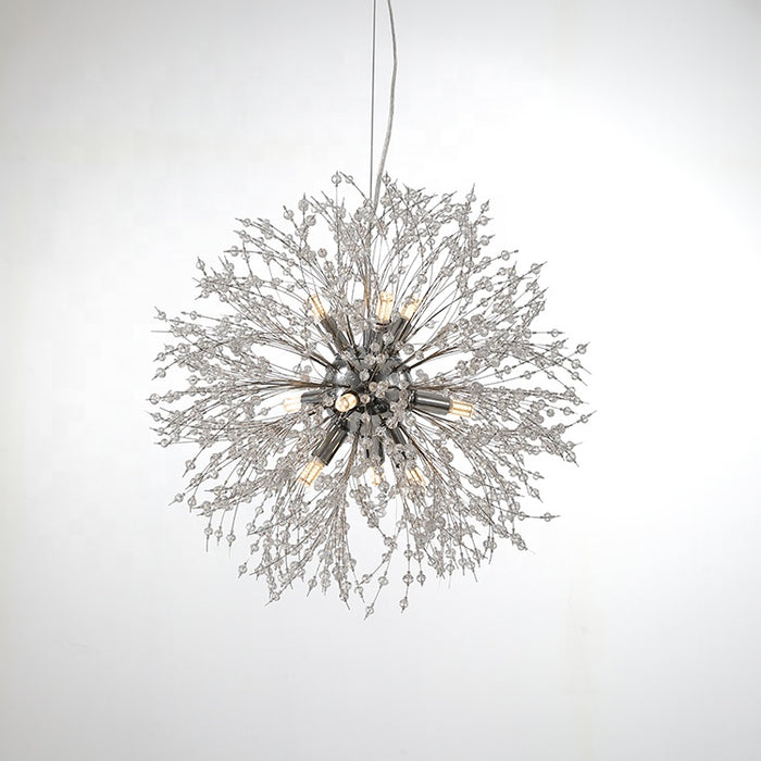16head Modern Crystal Dandelion Chandelier Lighting Spark Ball Pendant Lamp