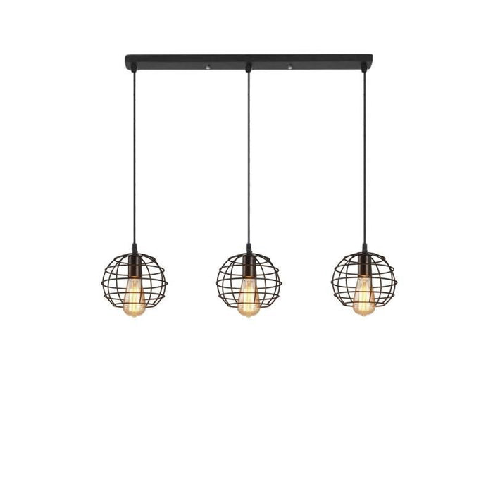 3 lights hanging pendant light