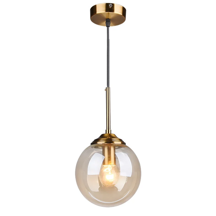 Modern Premium Glass Single Ball Pendant Light
