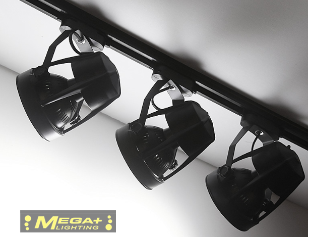 LED Track Light Fixture E27 40W Ceiling Rail Lamp