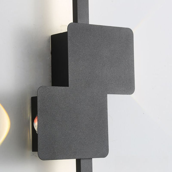 LED Wall Lights Long Strip - LED Wall Lights Modern Long Strip Linear Light Wall Lamp Indoor 12W  3000K-6000k Wall Mounted Light Fixtures for Living Room Bedroom Bathroom, Black