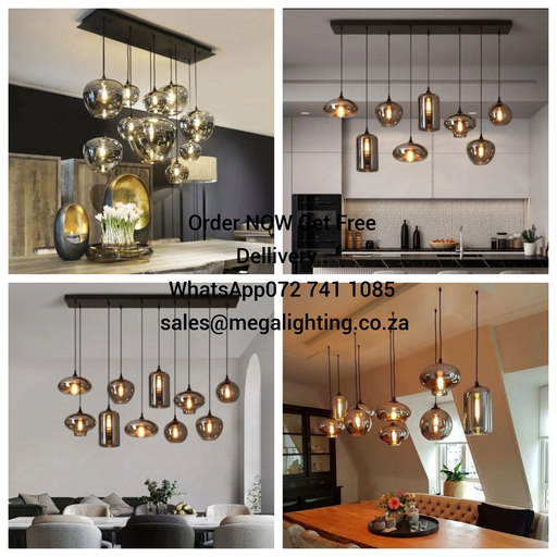 2025-smoke-grey-glass-ball-8xe27-pendant-light-nordic-modern-kitchen-island-restaurant-lighting-mega-lighting-south-africa
