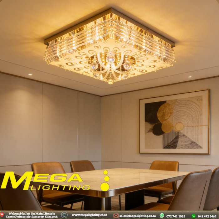 Modern Crystal Flush Mount Ceiling Light (600x400mm) (800X600)MP3