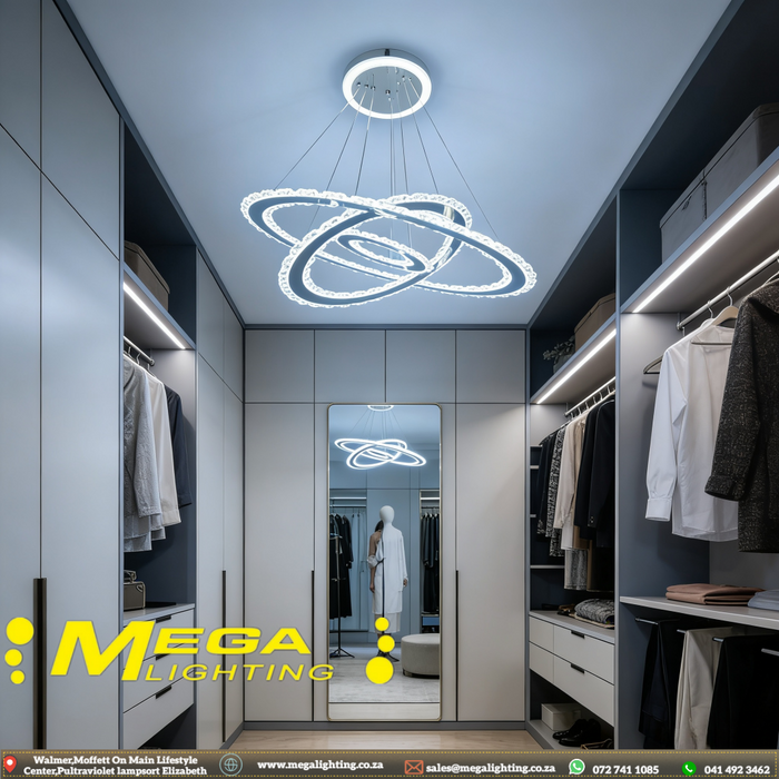 3-Ring Modern Oval LED Pendant Chandelier | Living Room Ceiling Light | South Africa | MEGA LIGHTING