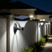 20W Solar Outdoor Wall Light diamond crystal shade no wiring auto dusk dawn MEGA LIGHTING South Africa