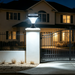 20W solar pillar post light diamond‑cut transparent shade pillar‑top mount no‑wiring MEGA LIGHTING South Africa