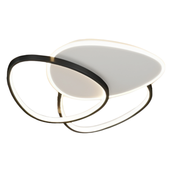 Luxe Nordic 40W LED Ceiling Light  3-Color Lotus Design