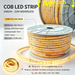 220V COB LED strip light 240 LEDs‑per‑metre no‑driver cuttable‑10cm 10‑mm silicone flexible linear light MEGA LIGHTING South Africa
