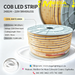 220V COB LED strip light 240 LEDs‑per‑metre no‑driver cuttable‑10cm 10‑mm silicone flexible linear light MEGA LIGHTING South Africa