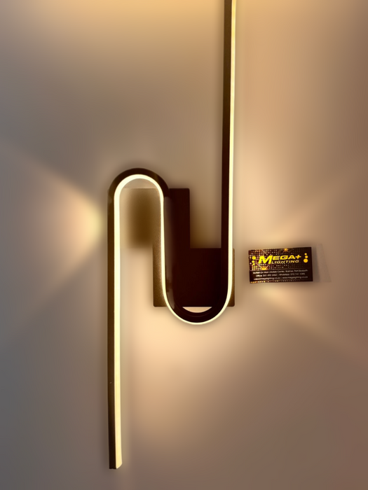 Black LED Wall Sconces 3-Tone Lighting Modern LED Bathroom Vanity Light Fixtures 23.6 Inch Linear Wall Lamp for Living Room Indoor Wall Lighting for Bedroom