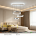 3-Light circular tiered pendant light modern round ring chandelier ring size 300mm 400mm 500mm ceiling base L720mm adjustable hanging height 3000K 4000K 6500K for living dining bedroom Mega Lighting South Africa