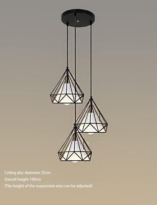 3-head-black-birdcage-pendant-light-retro-iron-pyramid-e27-scandinavian-loft-mega-lighting-south-africa