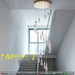 3‑Meter Teardrop Crystal Chandelier – Bubble Crystal Pendants | 3‑Colour LED | MEGA LIGHTING SA
