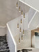 3‑Meter Teardrop Crystal Chandelier – Bubble Crystal Pendants | 3‑Colour LED | MEGA LIGHTING SA