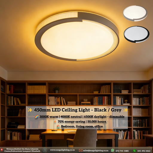 450mm-modern-led-ceiling-light-black-grey-3000k-4000k-6500k-dimmable-slim-home-lighting-mega-lighting-south-africa