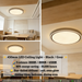 450mm-round-led-ceiling-light-black-grey-tri-colour-tunable-star-dotted-diffuser-mega-lighting-south-africa