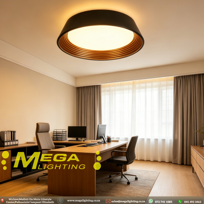 Premium 450x450mm Round LED Flush Mount Ceiling Light – Tunable Warmth & Clarity for Every Space | MEGA LIGHTING