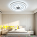 50cm modern layered round‑square LED flush‑mount ceiling light 3‑colour switchable no‑remote low‑ceiling MEGA LIGHTING South Africa