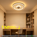 50cm modern layered round‑square LED flush‑mount ceiling light 3‑colour switchable no‑remote low‑ceiling MEGA LIGHTING South Africa