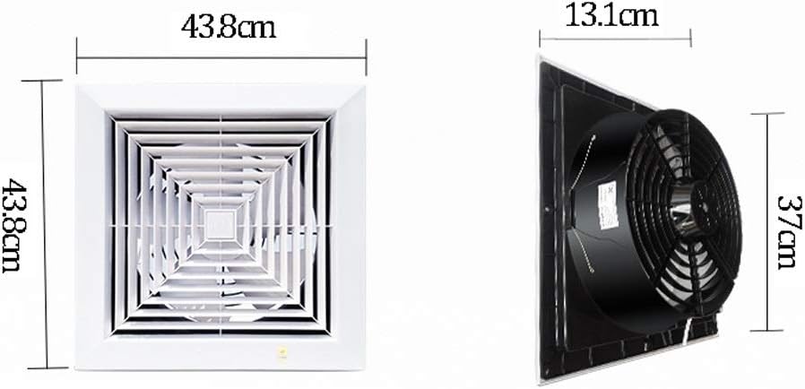 Extractor Fan 8" 10" 12" Fire Extinguisher For Office/Kitchen/Bathroom/Bedroom Ceiling Mounted Silent Energy Saving Low Consumption
