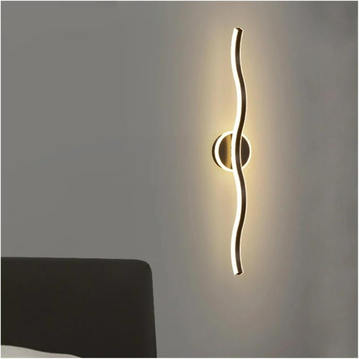 Wall Sconces Interior Lighting Simple Living Room Bedroom Bedside LED Lamp Black White Aisle Stairs Home Decor Wall Light, Lighting Chandelier