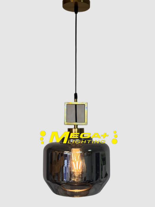 Modern luxury metal chandelier Nordic creative LED glass pendant lamp living room dining room bedside simple small pendant lamp