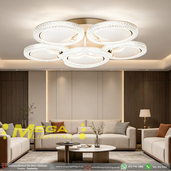 5-ring-crystal-led-ceiling-light-3-colour-dimmable-3000k-4000k-6500k-modern-flush-mount-luxury-home-lighting-mega-lighting-south-africa