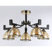 5xE27 Black Gold Metal Chandelier Modern Ceiling Pendant Lamp Home Cafe Lighting South Africa
