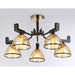 5xE27 Black Gold Metal Chandelier Modern Ceiling Pendant Lamp Home Cafe Lighting South Africa