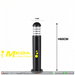 Black 60cm outdoor garden bollard light, waterproof E27 cylinder pathway light for South African garden landscape