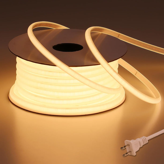 2835 120d COB LED Strip Lights Outdoor Waterproof LED Rope Light, IP65 Flexible Cuttable