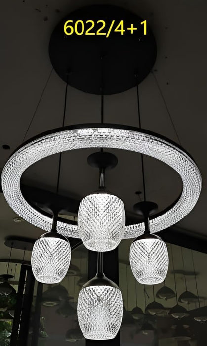 4Lihgt 3 color Living Room Chandelier Four Head Modern Lamp Simple Restaurant Lamp