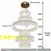 Grand 6‑Tier crystal chandelier 160cm, gold ceiling base adjustable suspension for high ceiling villa stairwell MEGA LIGHTING South Africa