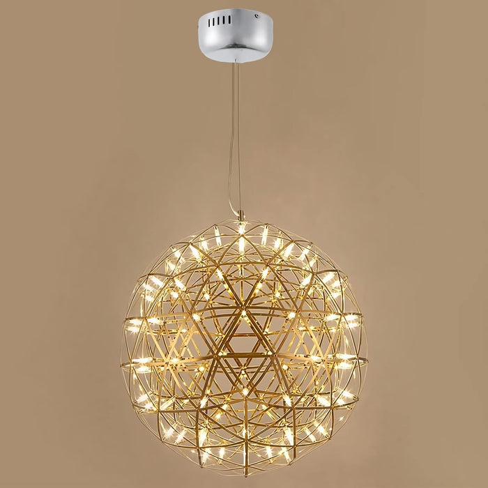 Chrome Sparkle Ceiling Lights Chandeliers Firework Mall Hotel Lobby Spark Ball Globe Chandelier Pendant Lamp Stair Pendant Light/500MM