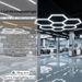 7-Cell LED Honeycomb Light 240×230cm 260W 6500K commercial hexagonal ceiling light MEGA LIGHTING South Africa